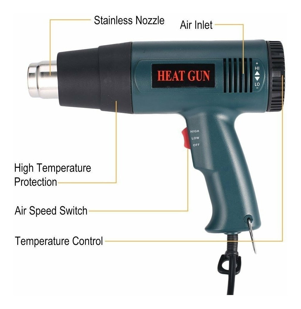 Imagen Pistola de Calor 1800W 2