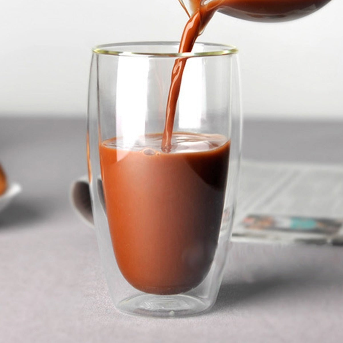Imagen Vaso Vidrio Borosilicato Doble Pared 450ml 3
