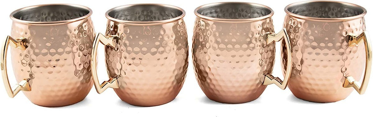 Imagen Taza Moscow Mule Martillada X4 8