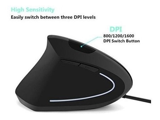 Imagen Mouse Ergonomico Vertical Inalambrico para Zurdos 5
