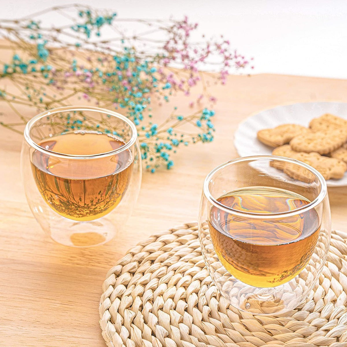 Imagen Shot Taza Doble Pared Vidrio 60ml x2 5