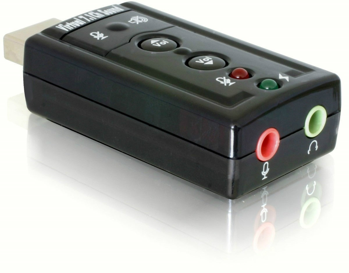 Imagen Tarjeta de Sonido USB 7.1 con Control de Volumen 2