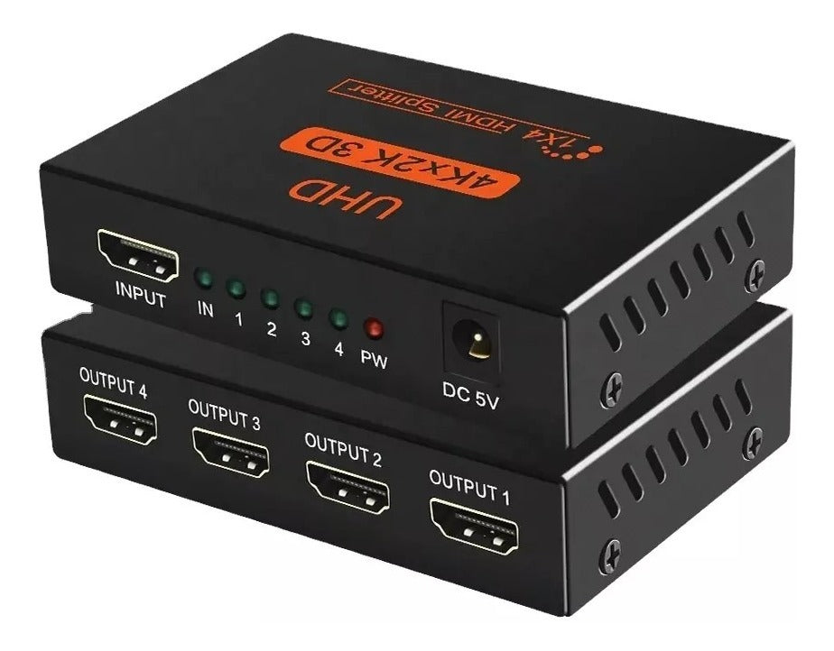 Imagen Multiplicador Splitter HDMI 1x4 UHD 4K 1