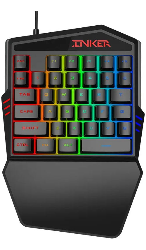Imagen Teclado Gamer Una Mano RGB K99 1