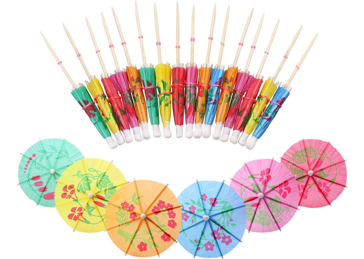 Imagen Sombrillas Decorativas de Coctel 150 Pack 1