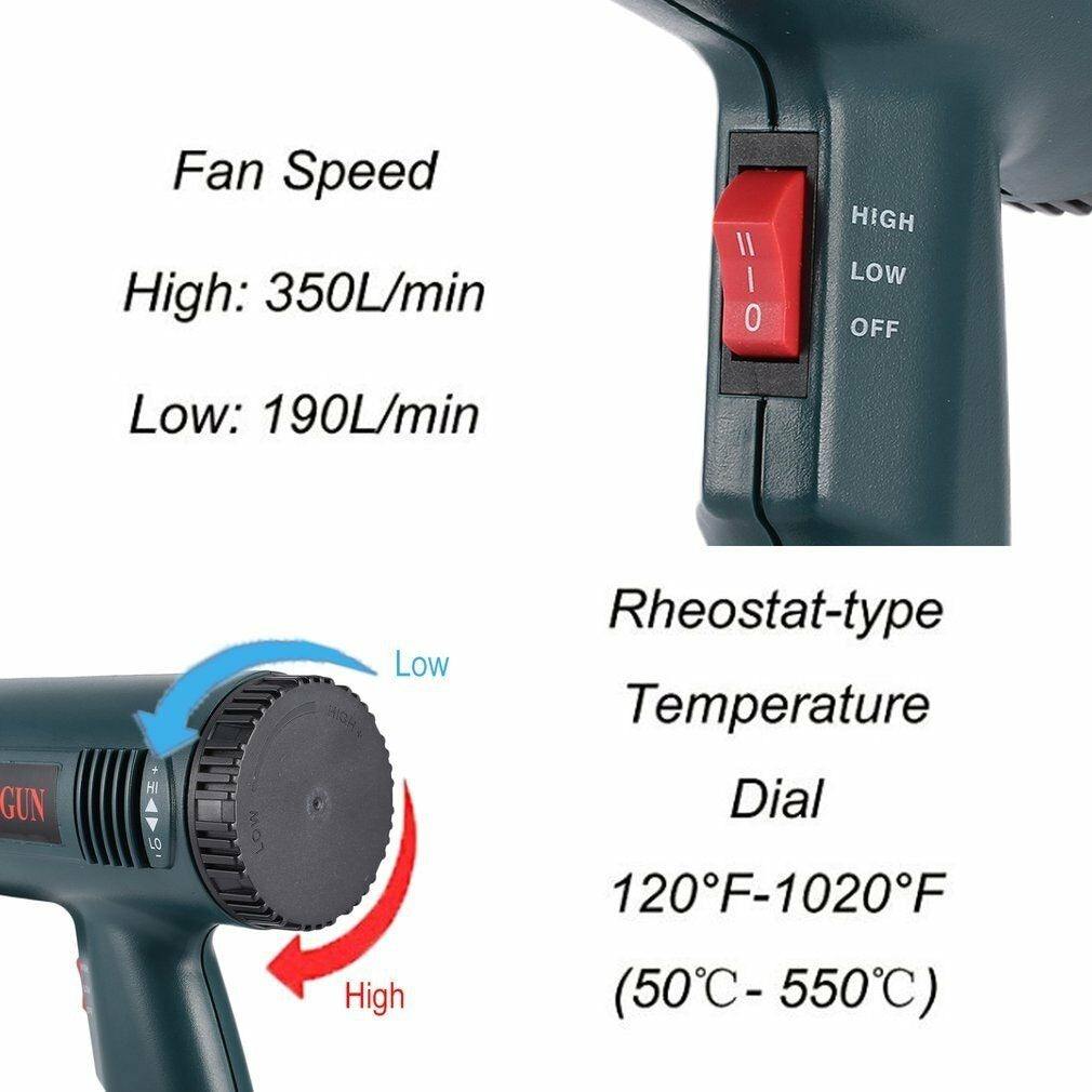 Imagen Pistola de Calor 1800W 3