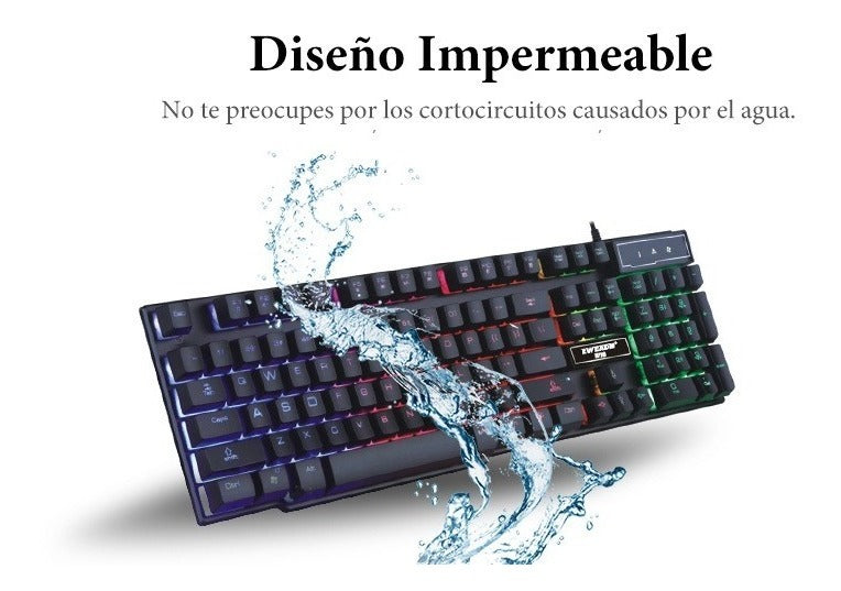 Imagen Teclado Gamer Retroiluminado GX50 3