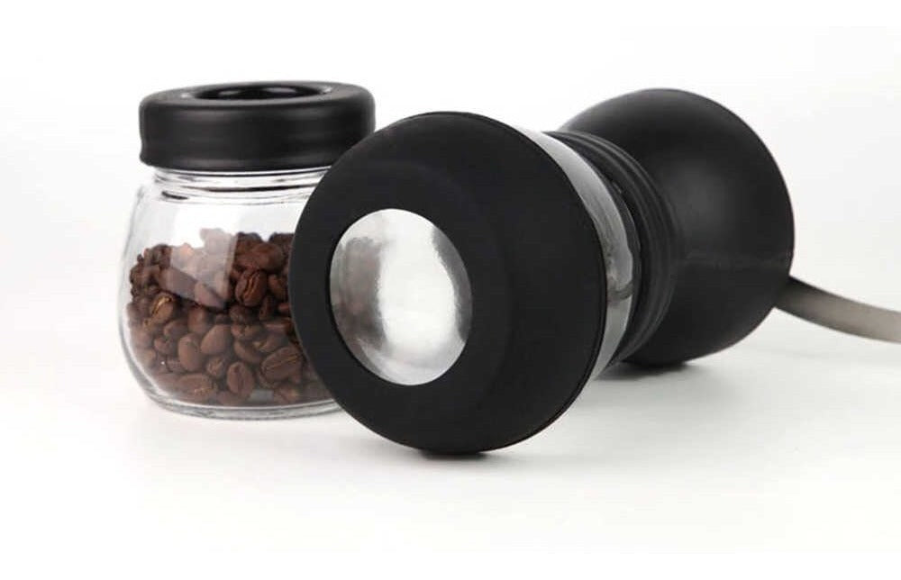 Imagen Molino de Café Manual con Vidrio y Doble Recipiente 3