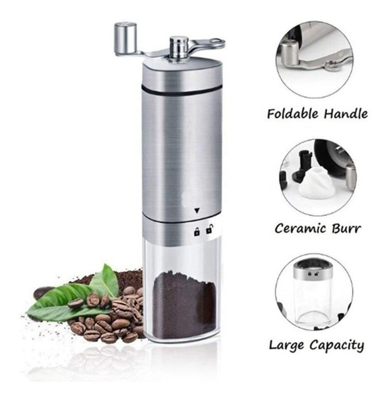 Imagen Molino Manual de Café en Acero y Vidrio 2
