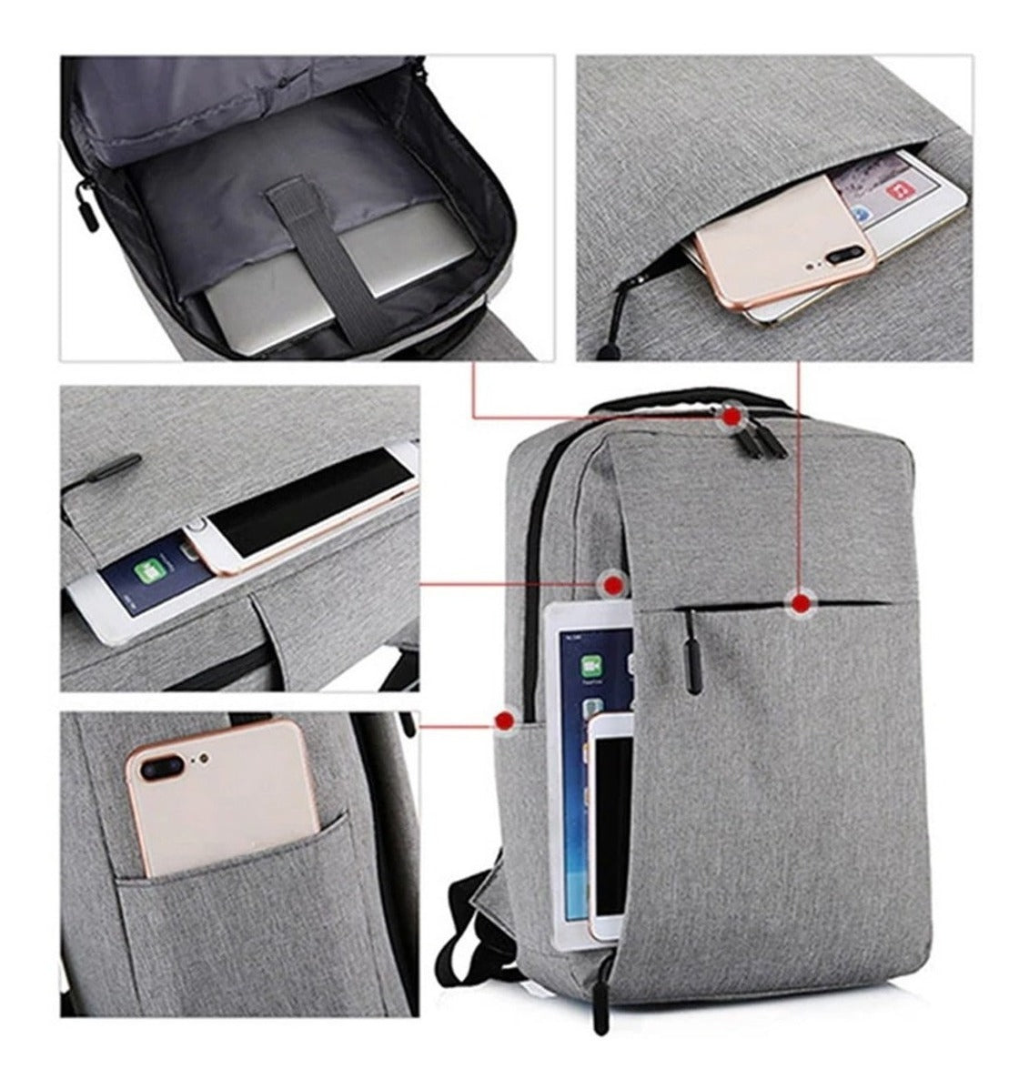 Imagen Morral Urbana Q23 Gris 20L 4