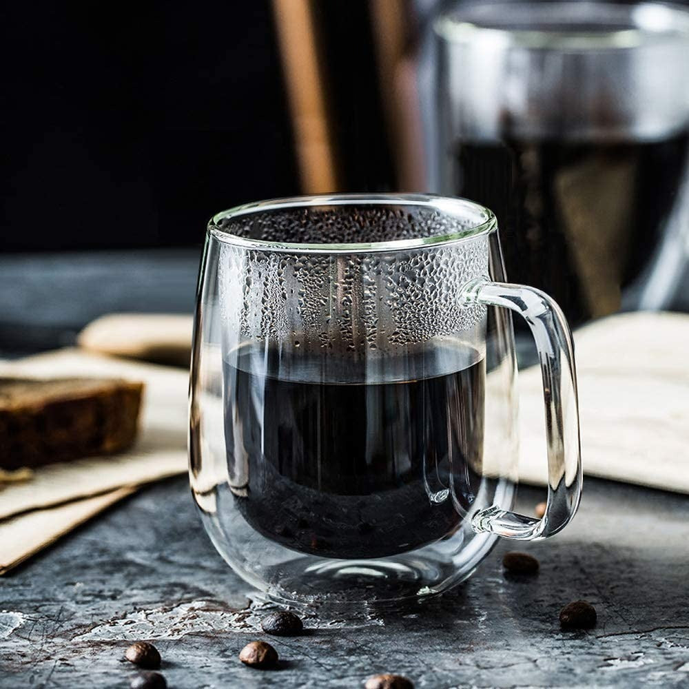 Imagen Taza Doble Pared Borosilicato 350ml X 2 5