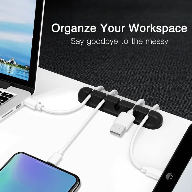 Imagen Organizador de Cables Adhesivo x5 4