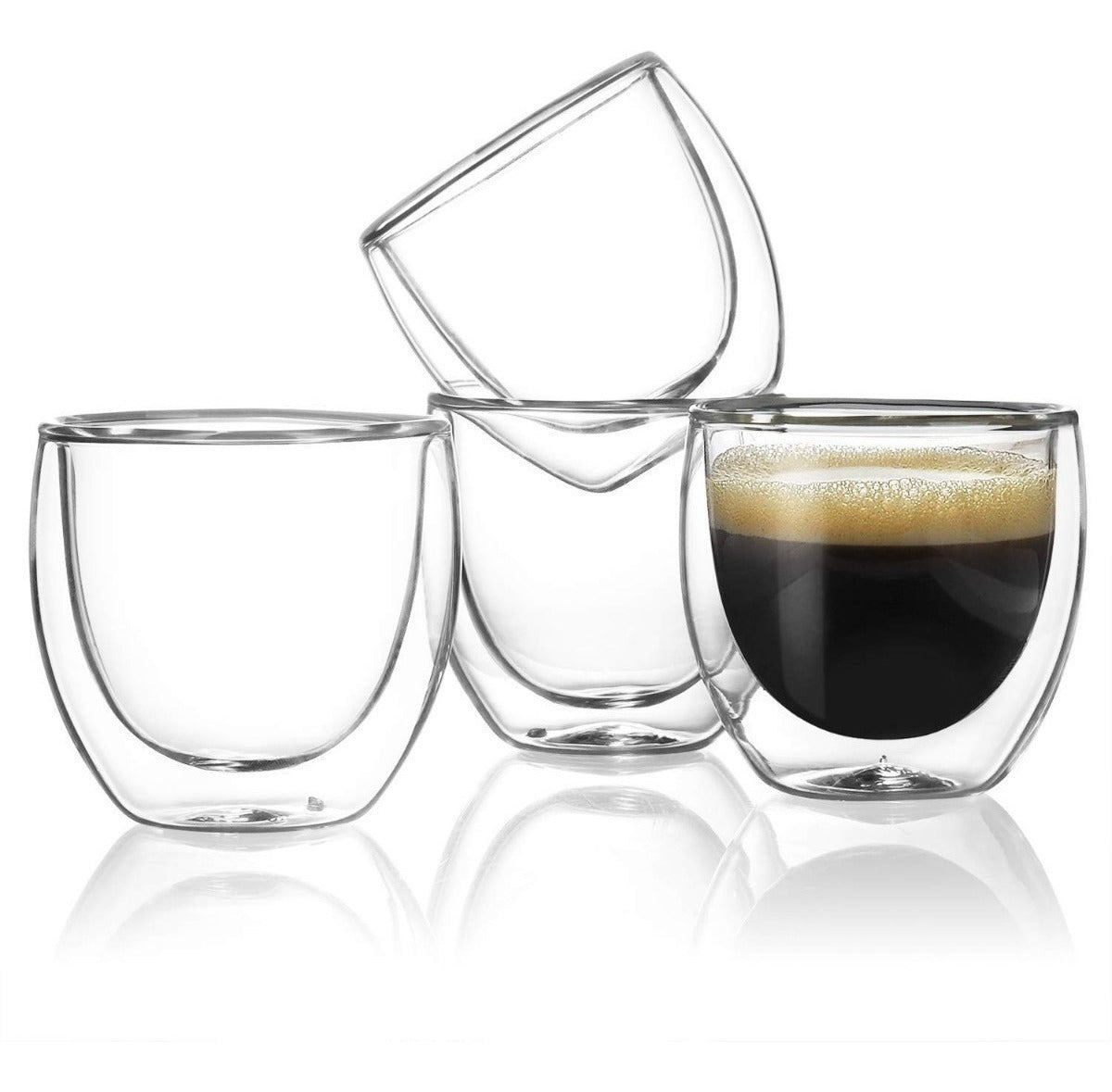Imagen Shot Taza Doble Pared Vidrio 60ml x2 4