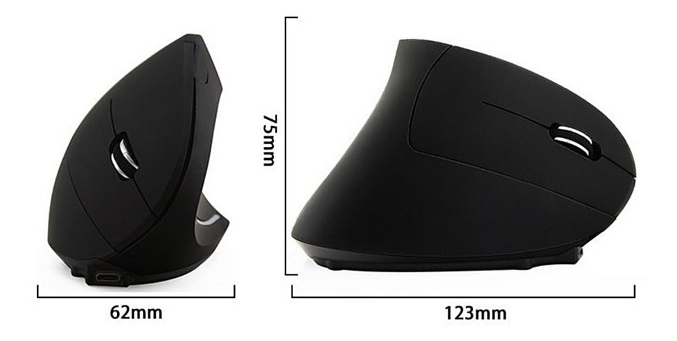 Imagen Mouse Ergonomico Vertical Inalambrico para Zurdos 3