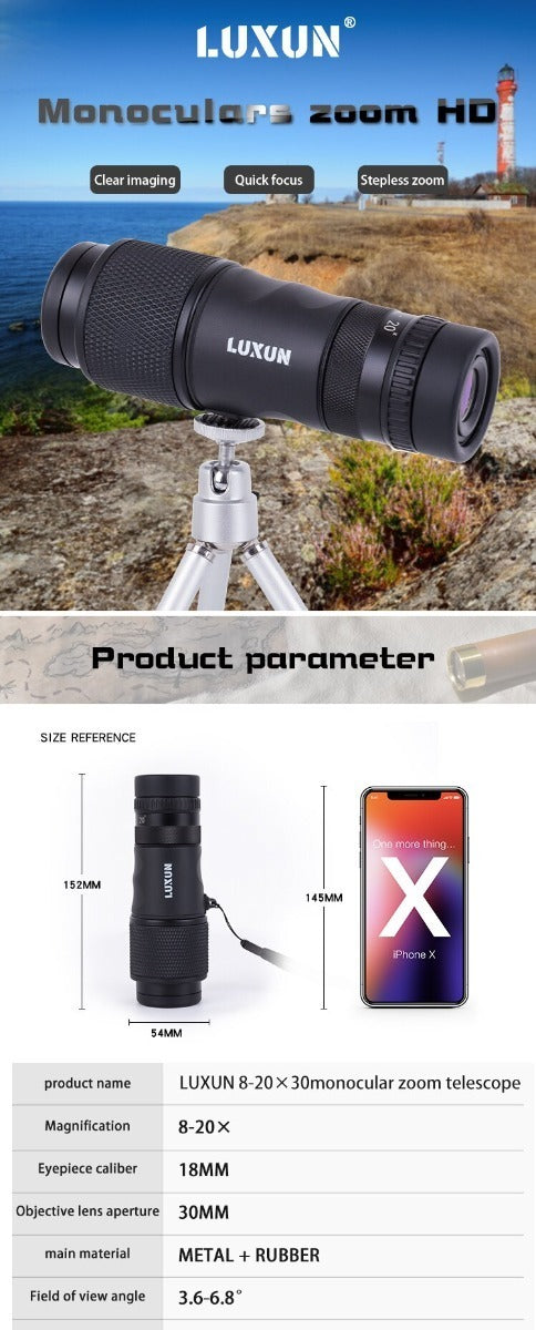 Imagen Telescopio Monocular Luxun 8x 3