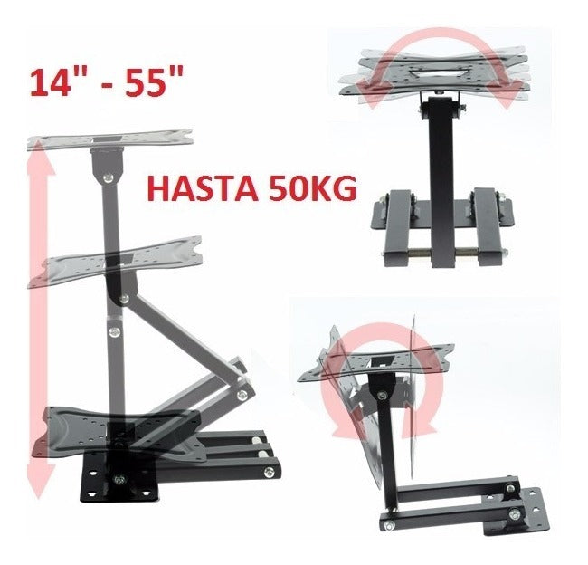 Imagen Soporte Pared TV LCD LED 14-55'' 50kg 4