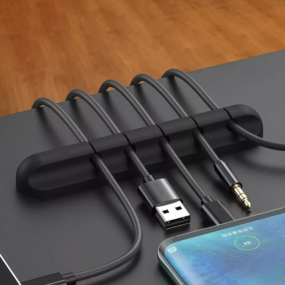 Imagen Organizador de Cables 5 Entradas Adhesivo 6
