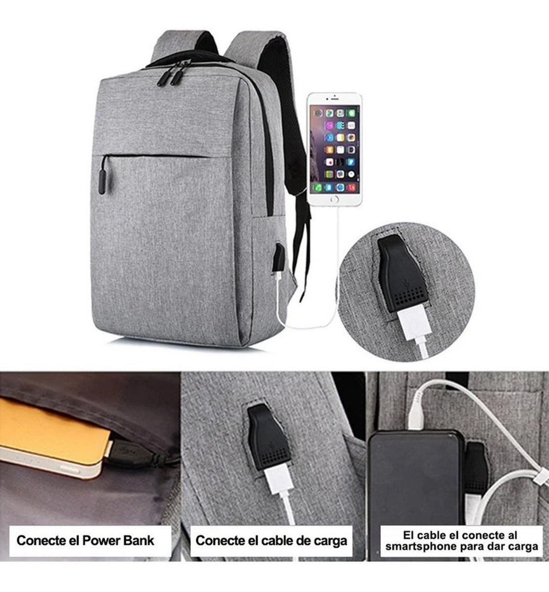 Imagen Morral Urbana Q23 Gris 20L 7