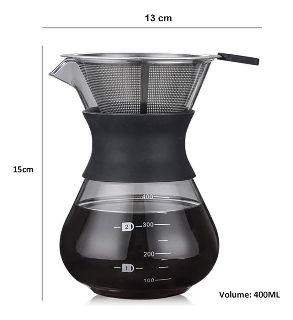 Imagen Cafetera Chemex de Vidrio 400 ml 2