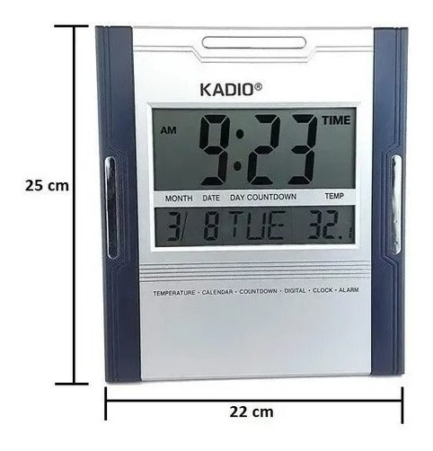 Reloj Digital Kadio KD 3810N Calendario Alarma y Termometro Multiclick Colombia