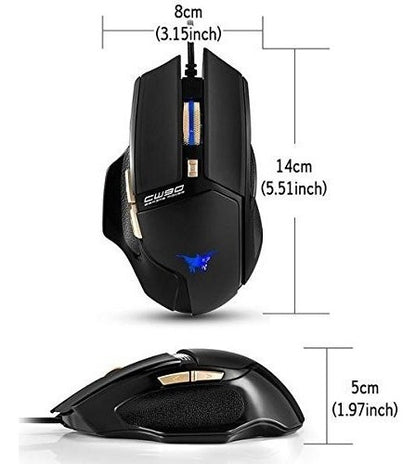 Imagen Mouse Gamer Combaterwing CW-90 2