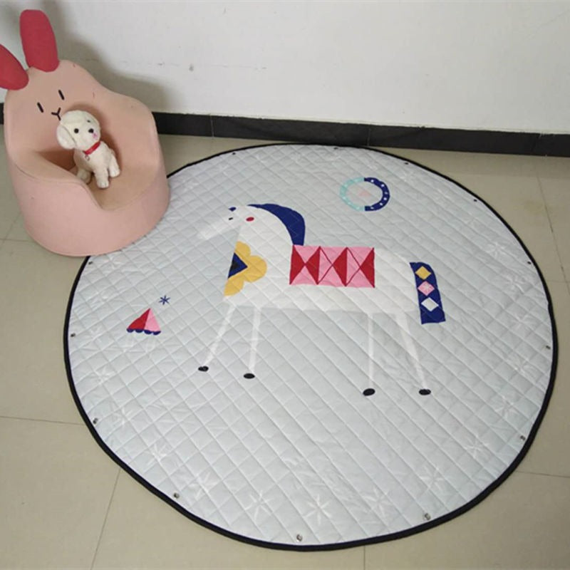 Alfombra Caballito 144Cm Diámetro