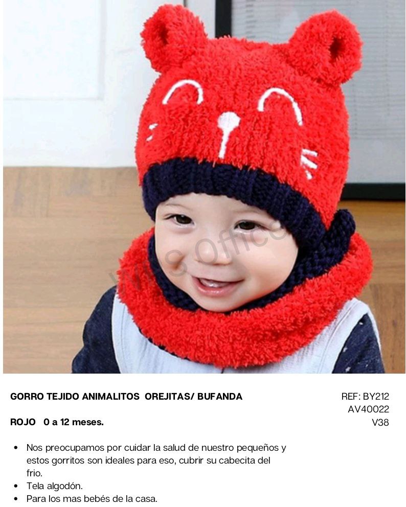 Gorro Tejido Animalitos