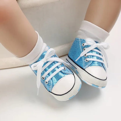 Tenis Baby Converse Brillos